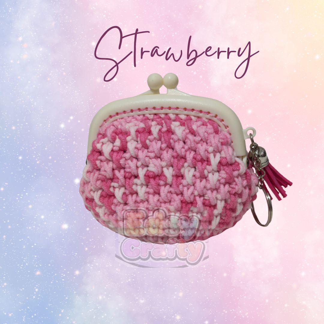 Strawberry Crochet Wallet