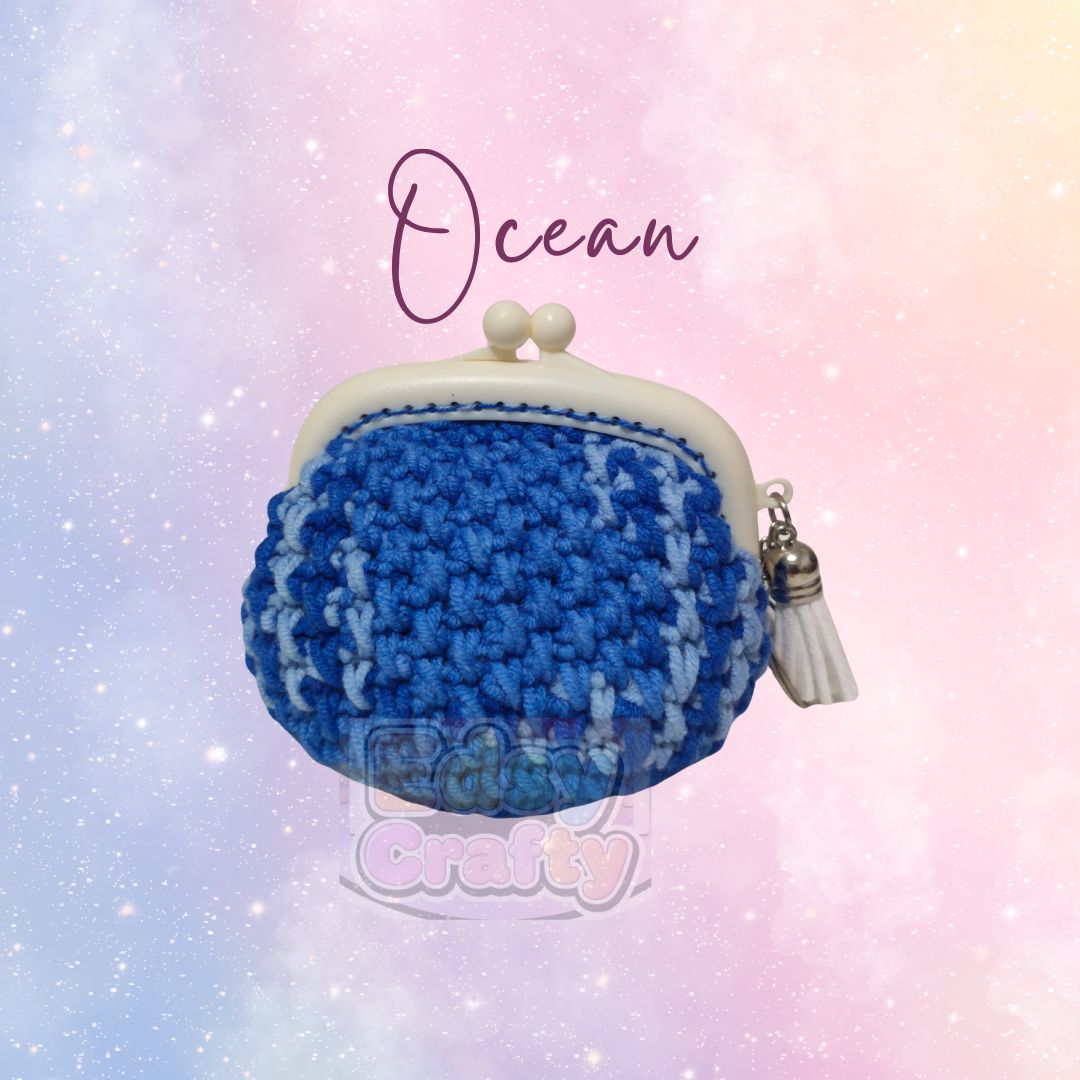 Ocean Crochet Wallet