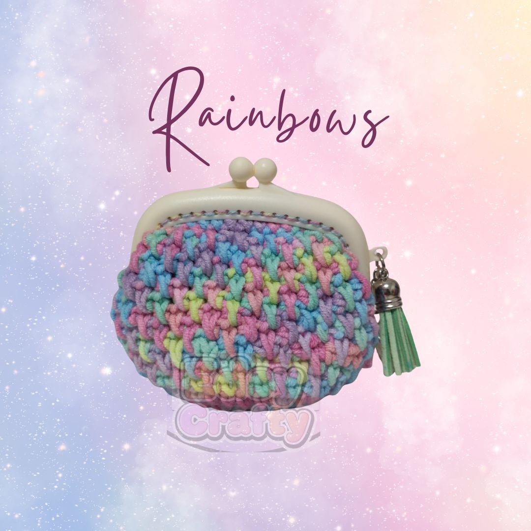 Rainbow Crochet Wallet