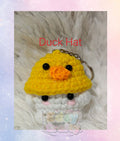 Duck Hat Mushroom Keychain