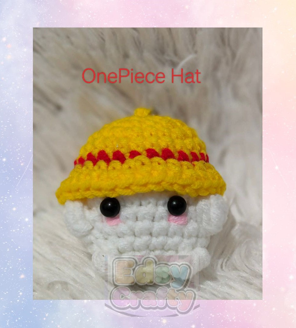 OnePiece Hat Mushroom Keychain